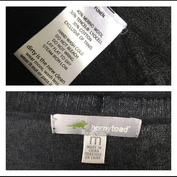 Horny Toad Open Sweater With Pockets - Picture 3 of 8